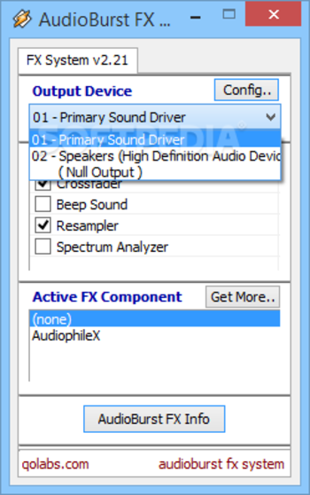 AudioBurst FX System screenshot 2