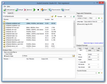 AudioConverter Studio screenshot