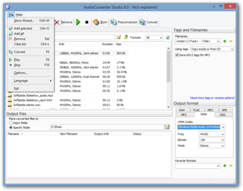 AudioConverter Studio screenshot 2