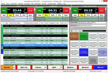 AudioEnhance Digital Playout System 2012 Plus screenshot