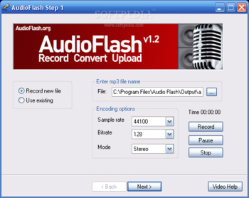 AudioFlash screenshot