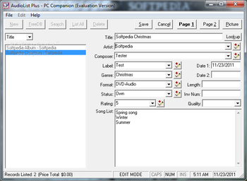 AudioList Plus screenshot 2