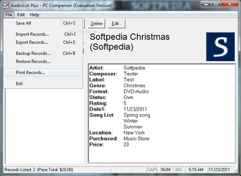 AudioList Plus screenshot 5