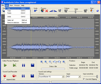 AudioQuick Editor screenshot 2