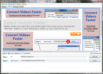Audioro Motorola RAZR Converter screenshot