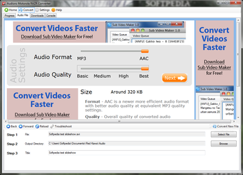 Audioro Motorola RAZR Converter screenshot 2