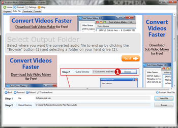 Audioro Nokia 5230 Converter screenshot