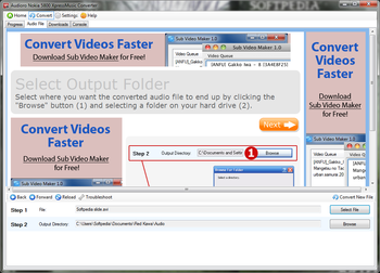 Audioro Nokia 5800 XpressMusic Converter screenshot
