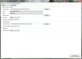 Audioro Nokia 5800 XpressMusic Converter screenshot 4
