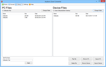 Audioro Zune Converter screenshot 2