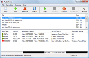 AudioTime Scheduled Audio Recorder screenshot 2