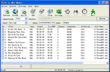 Audiotool CD to Mp3 Maker screenshot