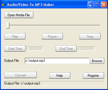 Audio/Video To MP3 Maker screenshot 3