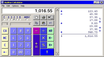 Auditor Calculator screenshot 2