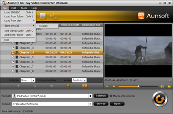 Aunsoft Blu-ray Video Converter Ultimate screenshot 5