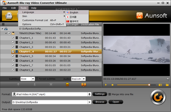 Aunsoft Blu-ray Video Converter Ultimate screenshot 7