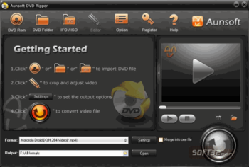 Aunsoft DVD Ripper screenshot 3