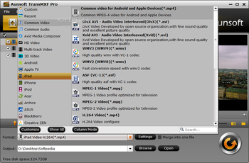 Aunsoft TransMXF Pro screenshot 2