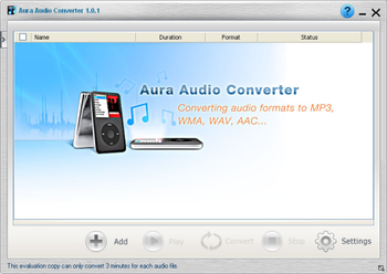 Aura Audio Converter screenshot