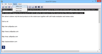 Aurel RTF Editor screenshot 3