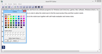 Aurel RTF Editor screenshot 4