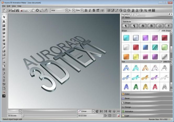Aurora 3D Animation Maker screenshot 3