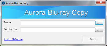 Aurora Blu-ray Copy for Windows screenshot