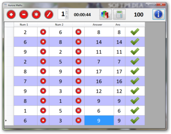 Aurora Maths screenshot