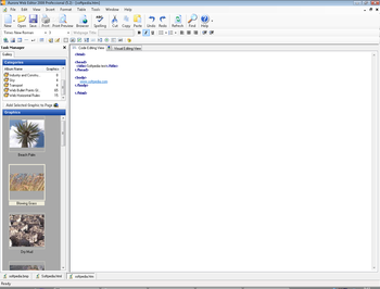 Aurora Web Editor 2008 Professional screenshot