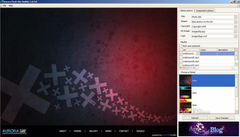 AuroraFlash Free Site Builder screenshot 2