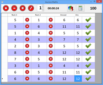 AuroraMaths screenshot