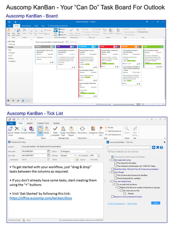 Auscomp KanBan screenshot