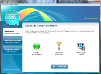 Auslogics Benchtown screenshot