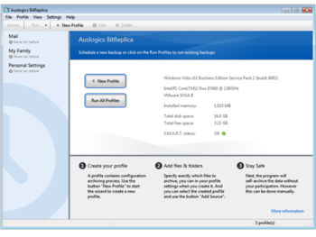 Auslogics BitReplica screenshot