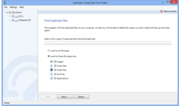Auslogics Duplicate File Finder screenshot