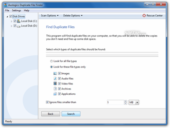 Auslogics Duplicate File Finder screenshot 2