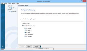 Auslogics File Recovery screenshot