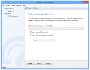 Auslogics File Recovery screenshot