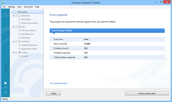 Auslogics Registry Cleaner screenshot 3