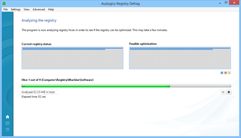 Auslogics Registry Defrag screenshot 2