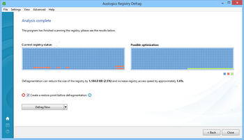 Auslogics Registry Defrag screenshot 3