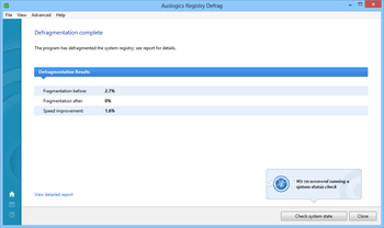 Auslogics Registry Defrag screenshot 4