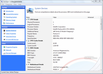 Auslogics System Information screenshot 6