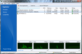 Auslogics Task Manager screenshot