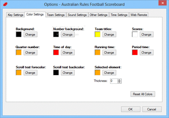 Australian Rules Football Scoreboard screenshot 4