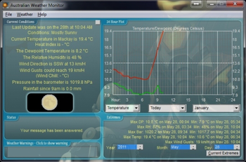 Australian Weather Monitor screenshot