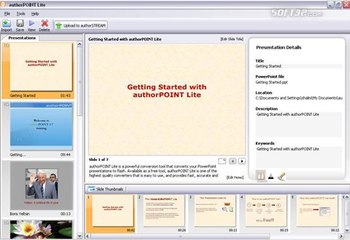authorPOINT Lite Free PowerPoint - Flash screenshot 2