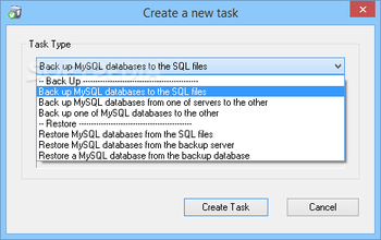 Auto Backup for MySQL Professional Edition screenshot 2