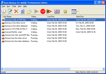 Auto Backup for MySQL Professional screenshot 2