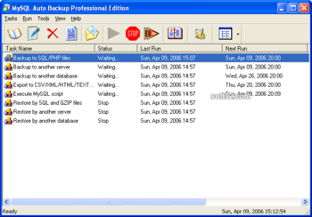 Auto Backup for MySQL Professional screenshot 3